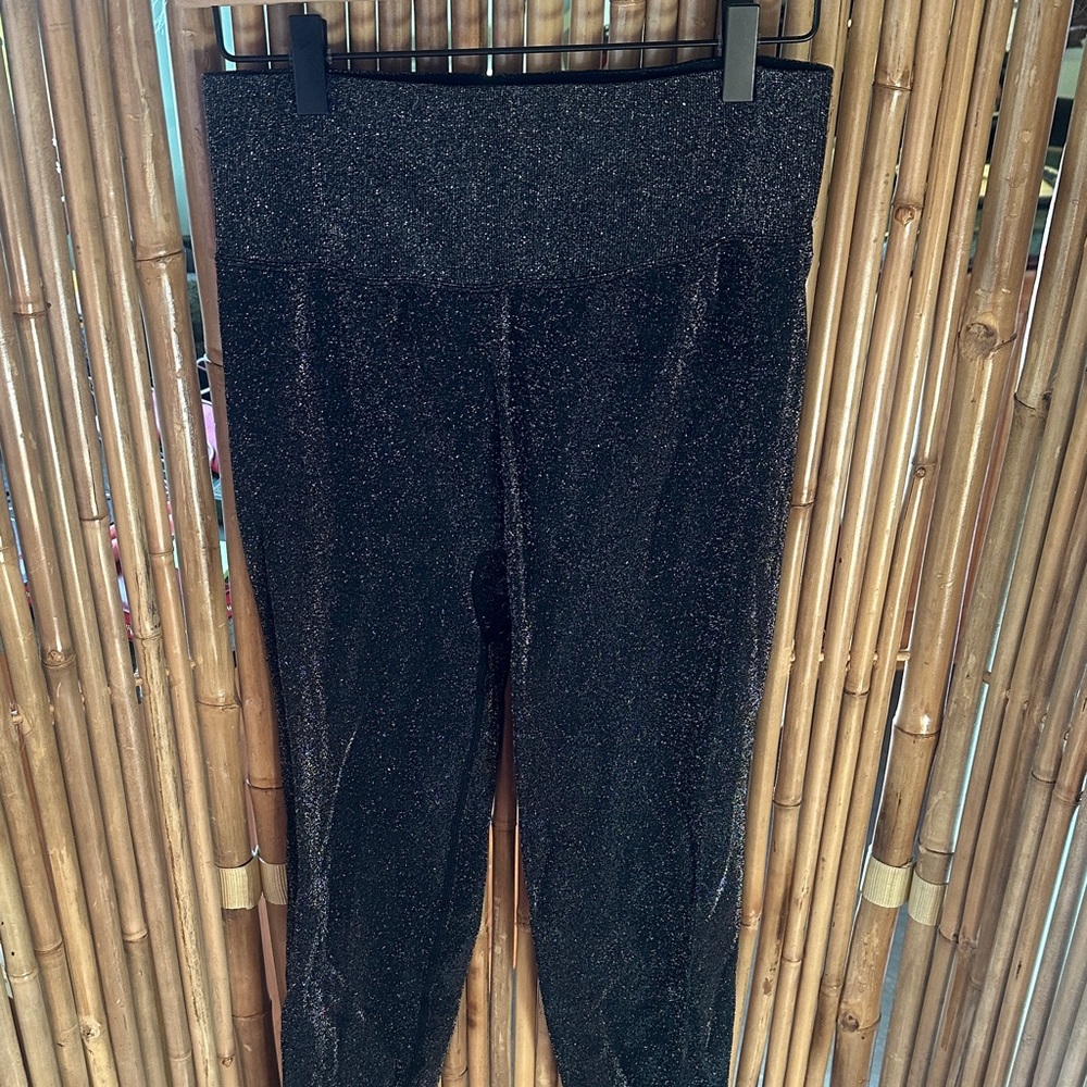 Black Sparkle Women's Pants